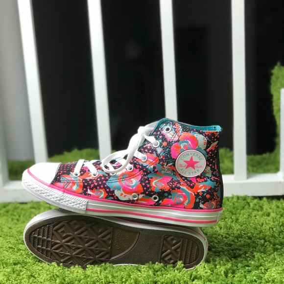 Converse Ctas HI Black/White Aegea J/W AUTHENTIC - Picture 5 of 6